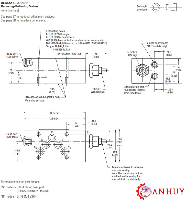 ban-ve-kich-thuoc-lap-dat-Van-thuy-luc-Vickers-Directional Valve-DG4V-3S-2A-MU-D5-61