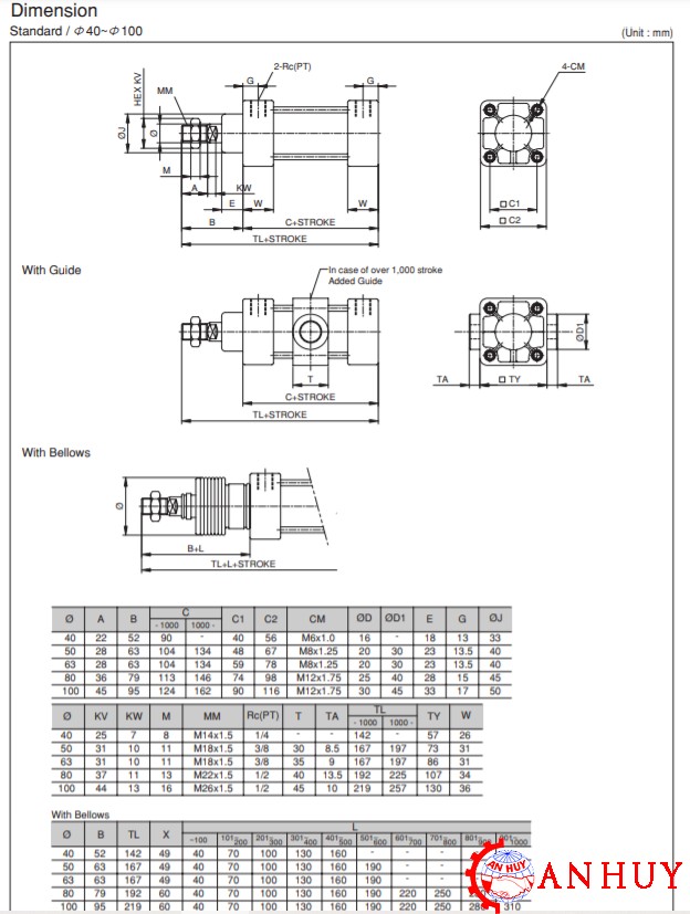 ban-ve-kich-thuoc-lap-dat-cua-xylanh-khi-nen-parker-GDC-150x450