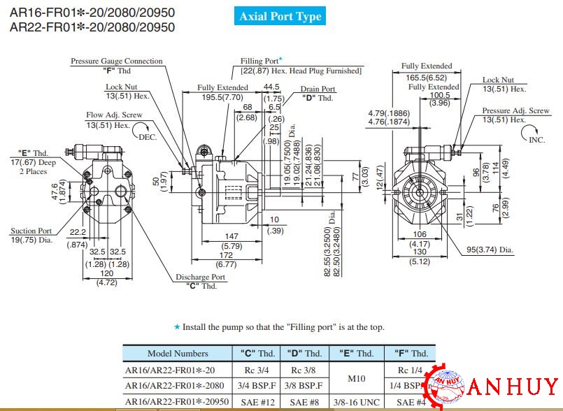 ban-ve-kich-thuoc-lap-dat-bom-piston-yuken-AR16-F-R-01/ AR22-F-R-01